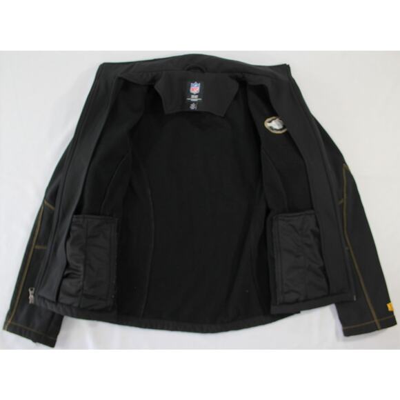 Green Bay Packers Women’s NFL Team Apparel Softshell Jacket Medium Black - Picture 10 of 13